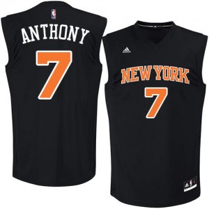 Maillots Anthony Knicks Adidas Fashion Noir #7 Homme