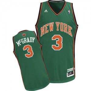 Maillot De McGrady New York Knicks Adidas Homme No.3 vert