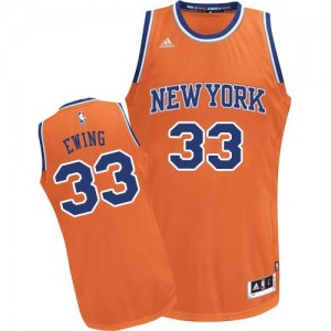 Maillots Patrick Ewing New York Knicks Adidas #33 Enfant Orange