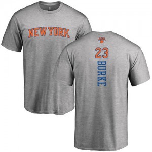 T-Shirts Trey Burke New York Knicks #23 Ash Backer Homme & Enfant Nike