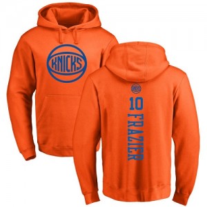 Nike Hoodie De Frazier New York Knicks Pullover #10 Orange One Color Backer Homme & Enfant