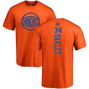 T-Shirts De Oakley Knicks Orange One Color Backer Homme & Enfant No.34 Nike