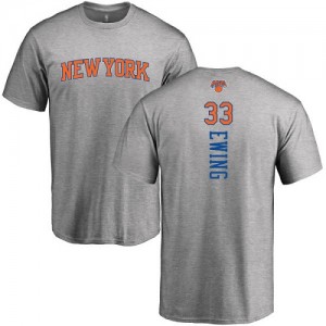 Nike NBA T-Shirt De Basket Patrick Ewing Knicks Homme & Enfant #33 Ash Backer