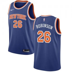 Maillots De Basket Robinson New York Knicks Icon Edition No.26 Nike Bleu royal Enfant