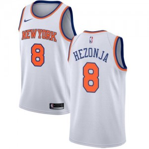 Maillot De Basket Hezonja Knicks Homme Association Edition Blanc Nike No.8