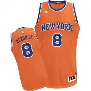 Adidas NBA Maillots De Mario Hezonja Knicks Homme Orange No.8