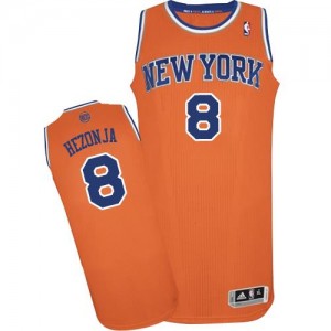 Adidas NBA Maillots Basket Mario Hezonja Knicks Enfant Orange #8