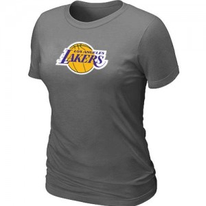 T-Shirt De Los Angeles Lakers Big & Tall Primary Logo Gris foncé Femme 