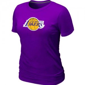  T-Shirt De Basket Los Angeles Lakers Big & Tall Primary Logo Violet Femme