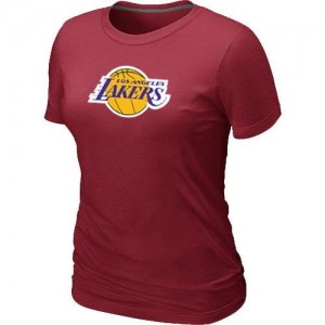 T-Shirt Basket LA Lakers Big & Tall Primary Logo Rouge Femme