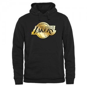Sweat à capuche De LA Lakers Gold Collection Pullover Homme Noir