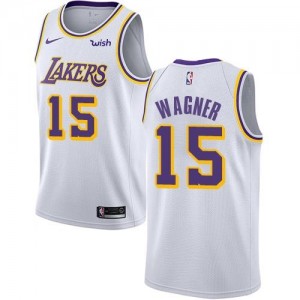 Nike NBA Maillot Wagner Los Angeles Lakers Association Edition Homme No.15 Blanc