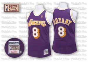 Maillot De Basket Bryant LA Lakers Homme Mitchell and Ness #8 Throwback Violet