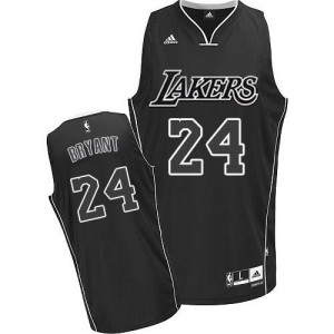 Adidas NBA Maillots De Kobe Bryant Lakers No.24 Noir / Blanc Fashion Homme