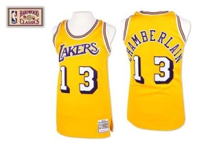 Mitchell and Ness NBA Maillots Basket Chamberlain LA Lakers or Homme Throwback #13