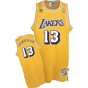 Adidas Maillot De Basket Wilt Chamberlain Lakers #13 Throwback or Homme