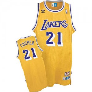 Mitchell and Ness Maillot De Cooper Los Angeles Lakers or Throwback #21 Homme