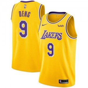 Maillot Basket Deng Los Angeles Lakers Nike Icon Edition Enfant or No.9