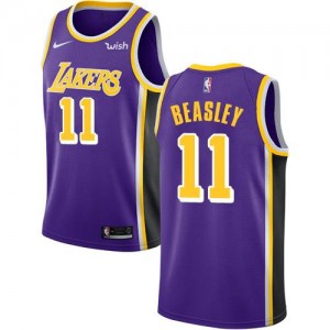 Nike Maillot De Beasley LA Lakers #11 Homme Statement Edition Violet