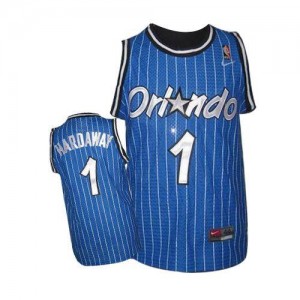Maillots Basket Penny Hardaway Orlando Magic Homme No.1 Throwback Bleu royal Nike
