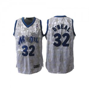 Adidas NBA Maillots Basket Shaquille O'Neal Magic Star Limited Edition #32 Homme Blanc