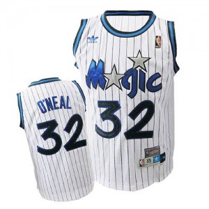 Adidas NBA Maillot Shaquille O'Neal Orlando Magic Homme No.32 Blanc Throwback