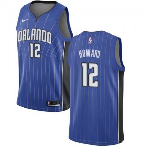 Nike NBA Maillots Dwight Howard Magic Icon Edition Bleu royal Homme #12