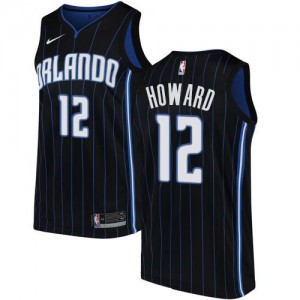 Nike NBA Maillots Dwight Howard Magic Noir Statement Edition Homme No.12