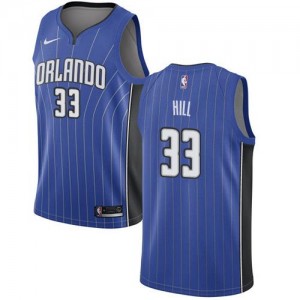 Nike Maillot De Basket Grant Hill Magic No.33 Icon Edition Bleu royal Enfant