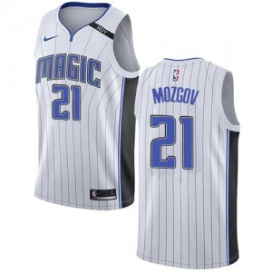Maillot De Basket Timofey Mozgov Orlando Magic Association Edition #21 Homme Nike Blanc