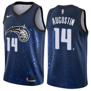 Nike NBA Maillot De D.J. Augustin Magic City Edition No.14 Homme Bleu