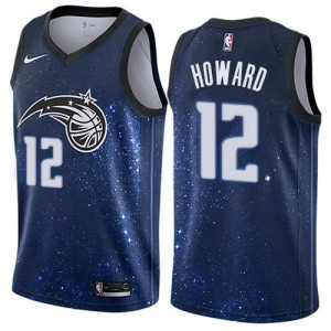 Nike Maillot De Basket Dwight Howard Orlando Magic No.12 Homme City Edition Bleu