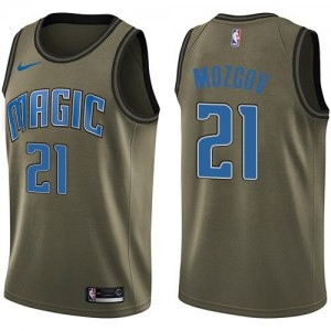 Maillots De Mozgov Magic Homme Salute to Service Nike vert #21