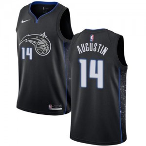 Nike NBA Maillot Basket Augustin Magic City Edition #14 Homme Noir