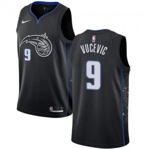 Nike NBA Maillots Basket Vucevic Orlando Magic City Edition Noir Enfant #9