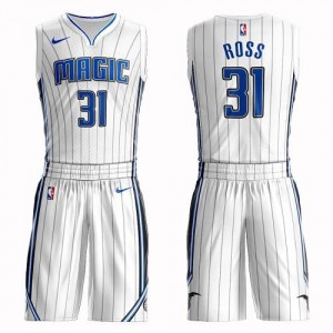 Nike NBA Maillots Basket Ross Magic Homme Blanc Suit Association Edition #31