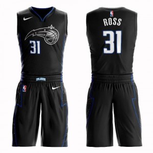 Nike NBA Maillots Ross Orlando Magic Homme No.31 Noir Suit City Edition