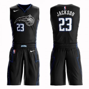 Nike NBA Maillot De Basket Jackson Orlando Magic No.23 Enfant Suit City Edition Noir