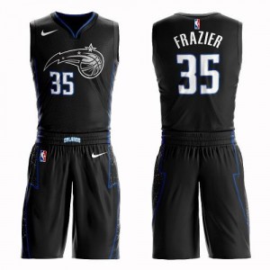 Maillot Basket Melvin Frazier Orlando Magic No.35 Homme Nike Noir Suit City Edition