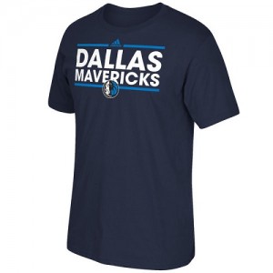 T-Shirt De Basket Dallas Mavericks Dassler Homme bleu marine Adidas