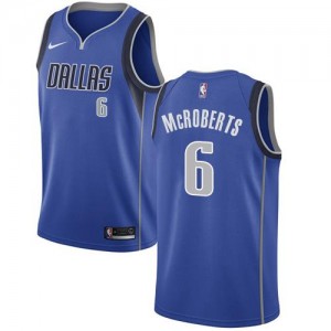 Nike Maillot McRoberts Dallas Mavericks Icon Edition No.6 Bleu royal Homme