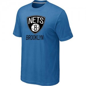 T-Shirt De Nets Big & Tall Primary Logo Homme Bleu clair