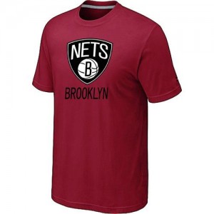  NBA Tee-Shirt Brooklyn Nets Big & Tall Primary Logo Homme Rouge