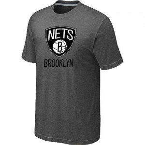  Tee-Shirt Basket Nets Homme Gris foncé Big & Tall Primary Logo 