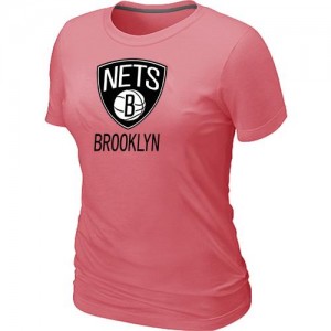 T-Shirt Basket Nets Rose Big & Tall Primary Logo Femme