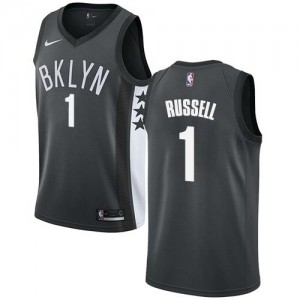 Nike Maillots Basket Russell Nets Enfant Statement Edition No.1 Gris