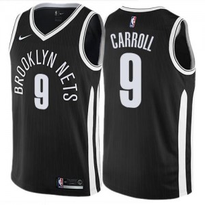 Maillots De Carroll Nets No.9 Homme Noir City Edition Nike