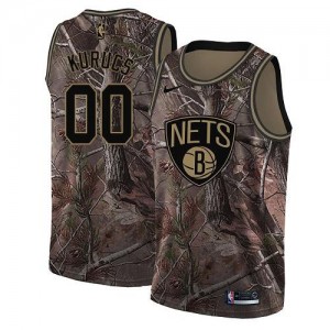 Nike Maillots Rodions Kurucs Nets Homme Realtree Collection Camouflage No.00