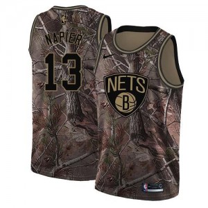 Maillots De Shabazz Napier Brooklyn Nets #13 Homme Camouflage Realtree Collection Nike