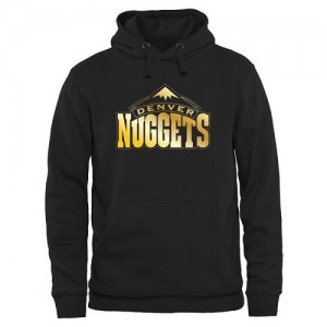  Sweat à capuche De Basket Nuggets Gold Collection Pullover Homme Noir 